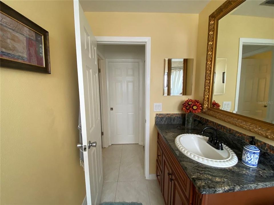 2nd Bedroom EnSuite Bath with Pocket Door