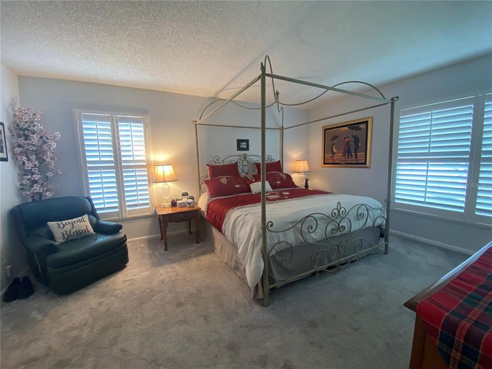 Primary Bedroom Suite with Plantation Shutters