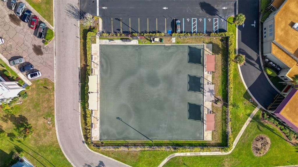 Shuffleboard courts