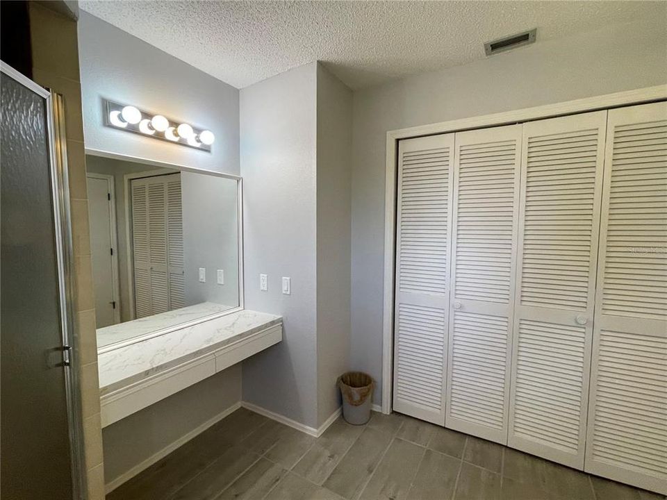 Make Vanity and Storage closet