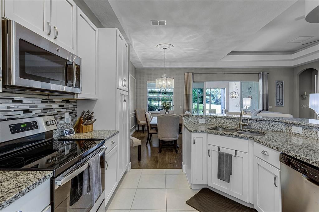 Wonderful outdoor views from the kitchen sink