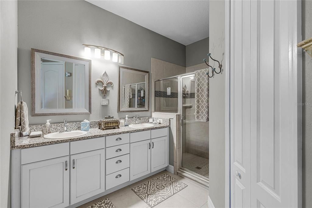 Walk-in Closet on right as you enter the primary bath