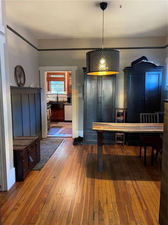 Dining Room from Living Room toward Kitchen