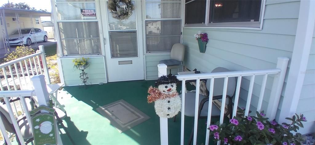 Covered Cozy Porch