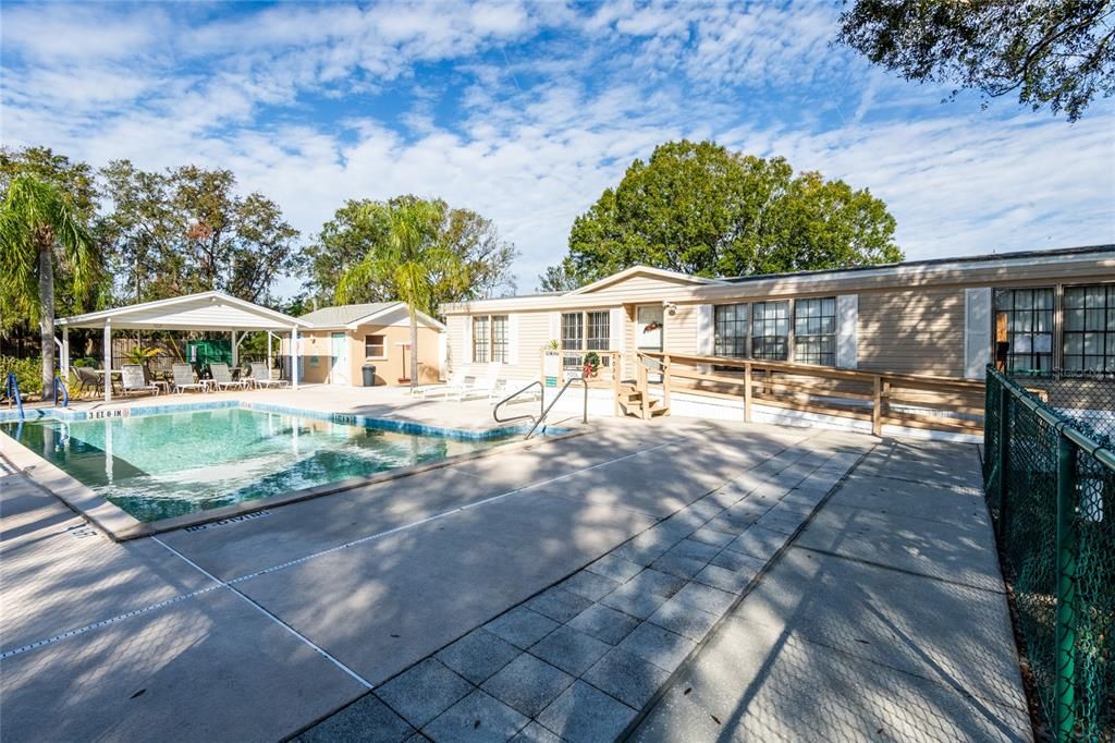 Clubhouse and pool