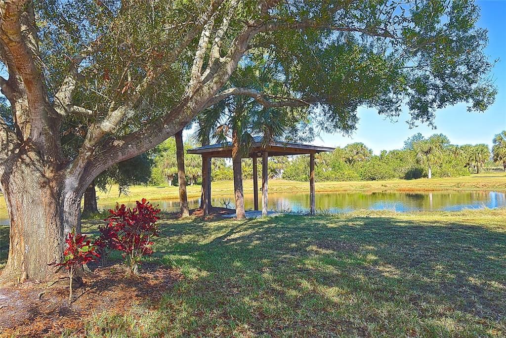 Gazebo with electric of Main Residence at Tall Palms Ranch