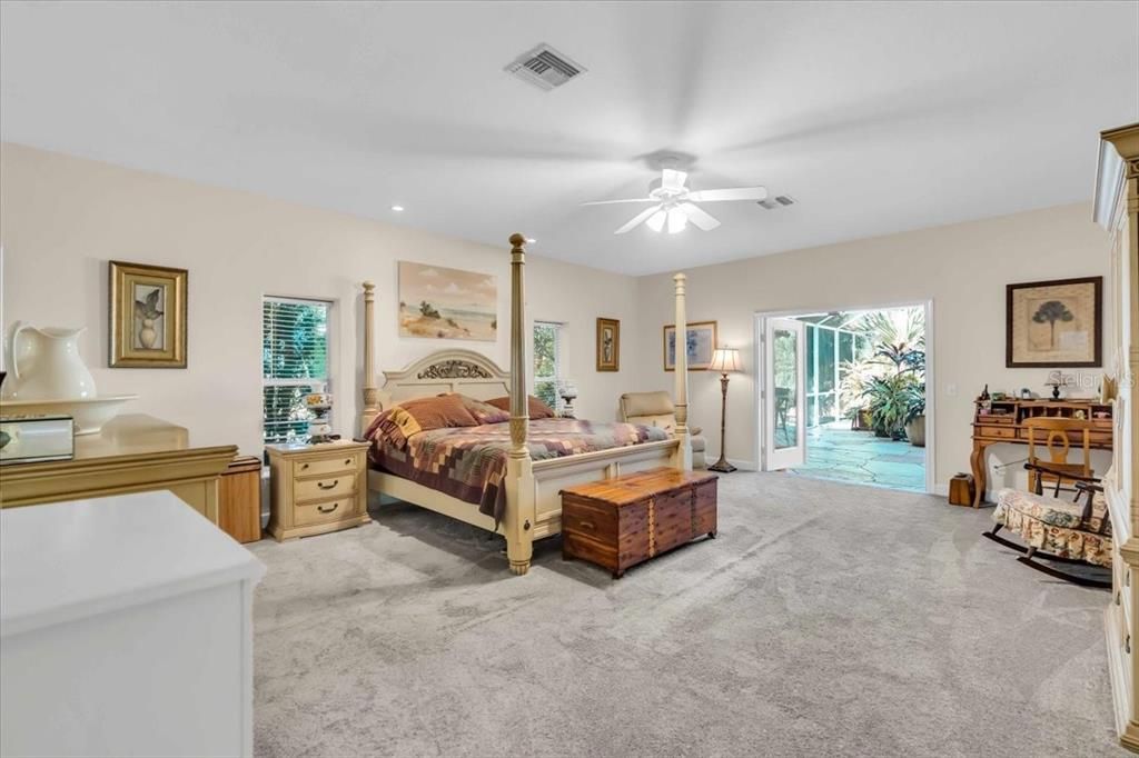 Primary Bedroom and En Suite of Main Residence at Tall Palms Ranch