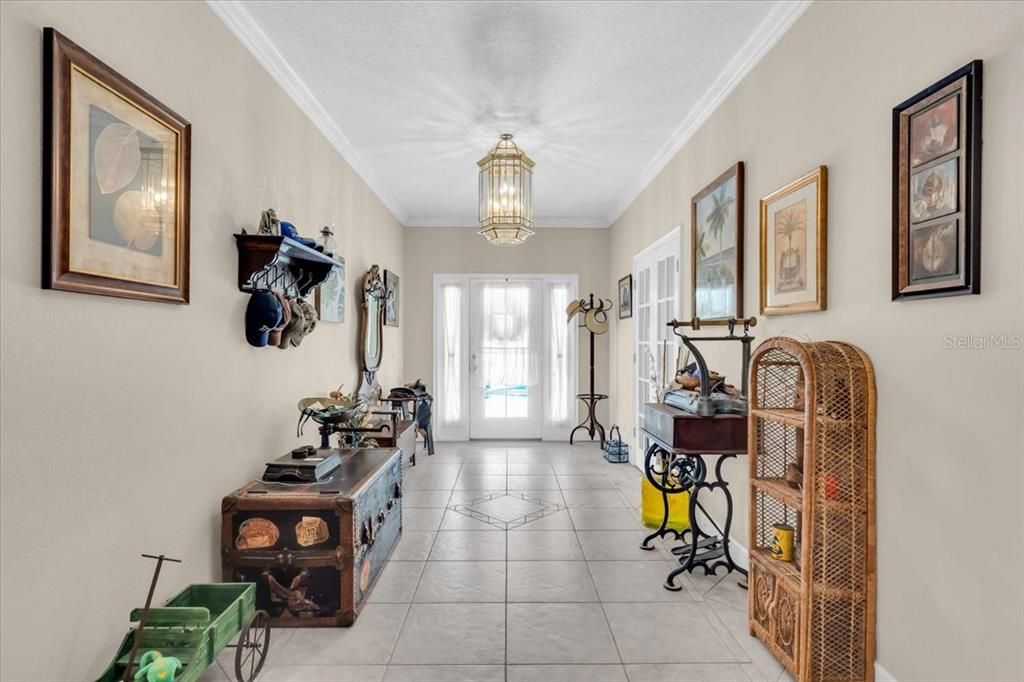 Foyer of Main Residence at Tall Palms Ranch