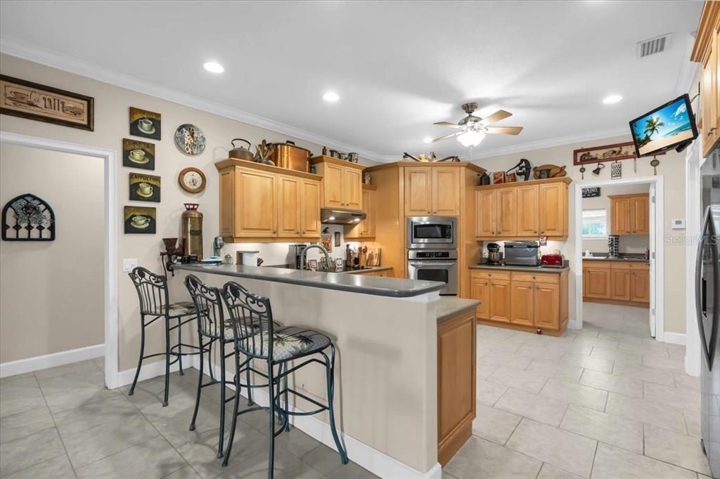 Breakfast Bar off Kitchen of Main Residence at Tall Palms Ranch