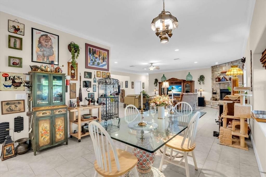 Formal Dining Room or L-Dining of Main Residence at Tall Palms Ranch