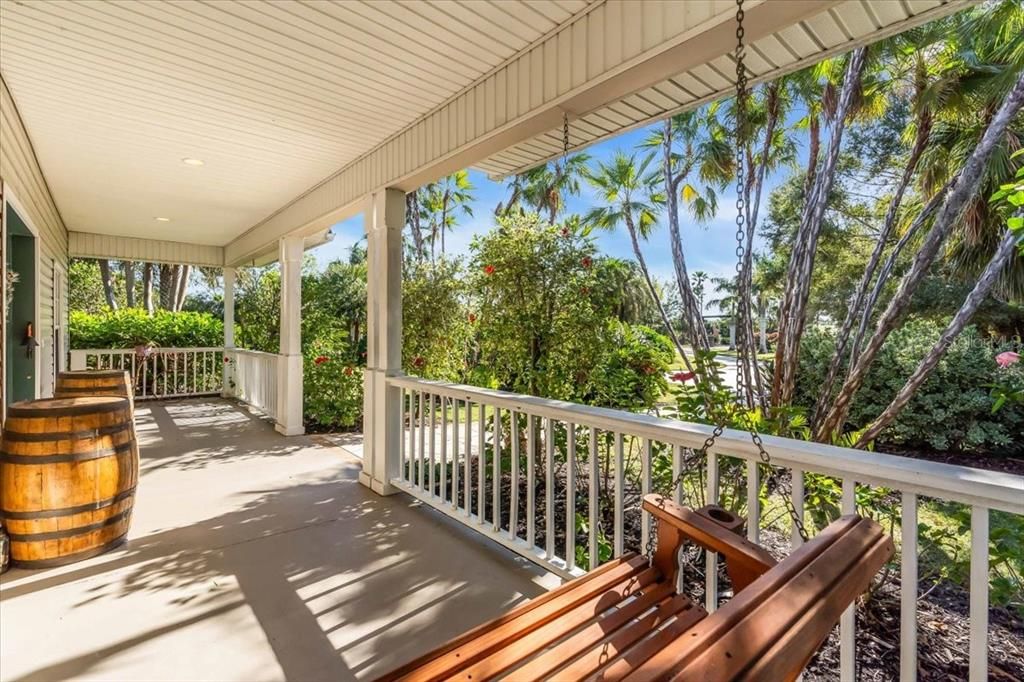 Front Porch on Main Residence