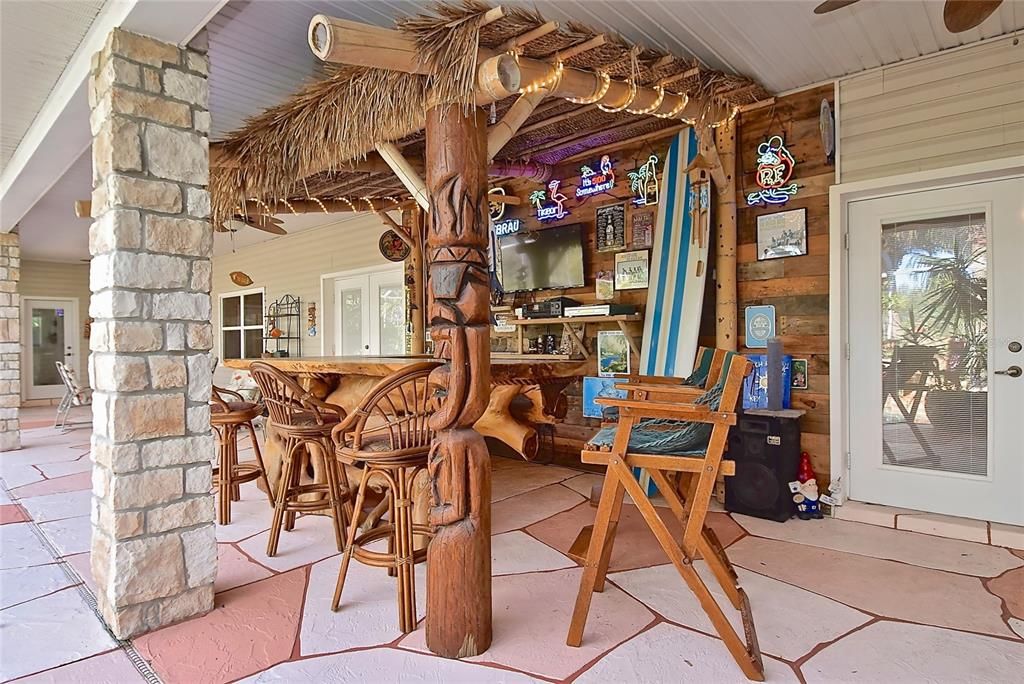 Tiki Bar between the Primary and Living Room Access Points of Main Residence at Tall Palms Ranch