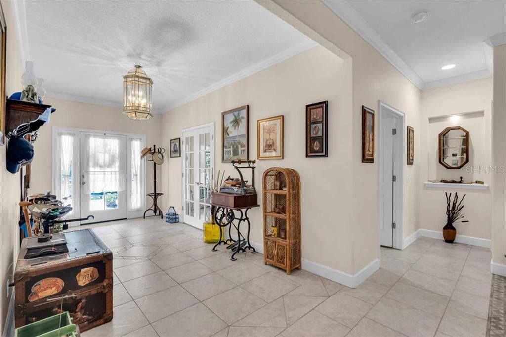 Entry Hallway of Main Residence at Tall Palms Ranch