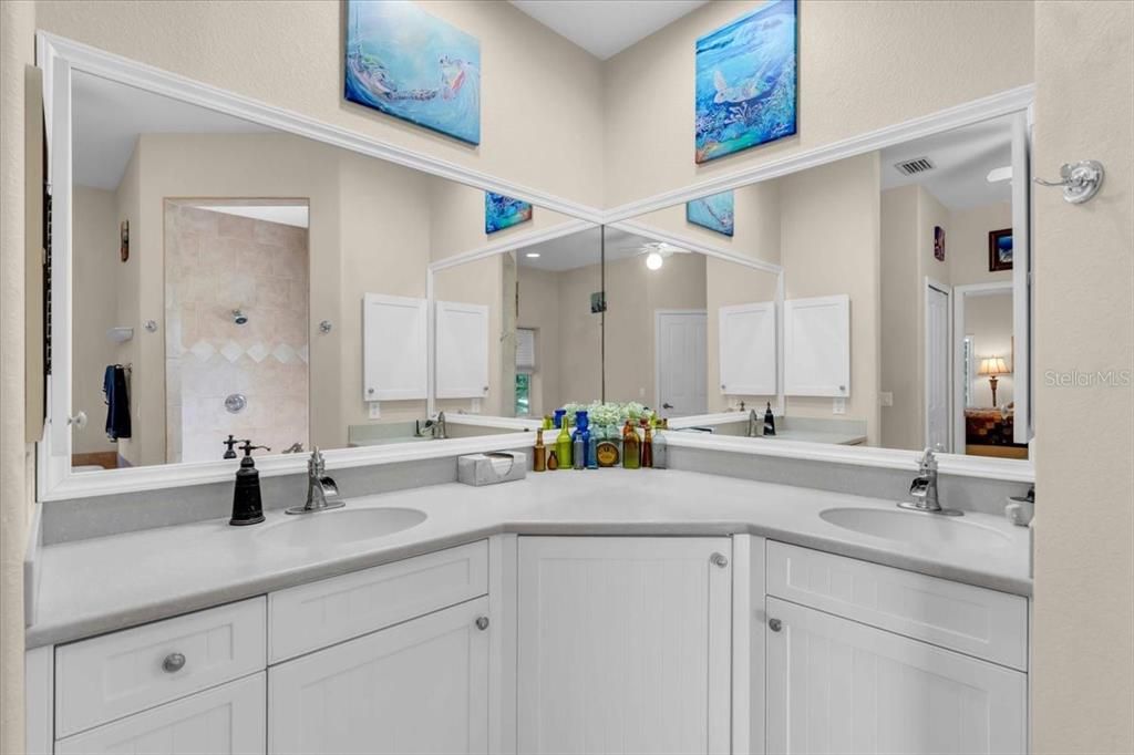 Dual Sinks in Primary Bathroom of Main Residence at Tall Palms Ranch