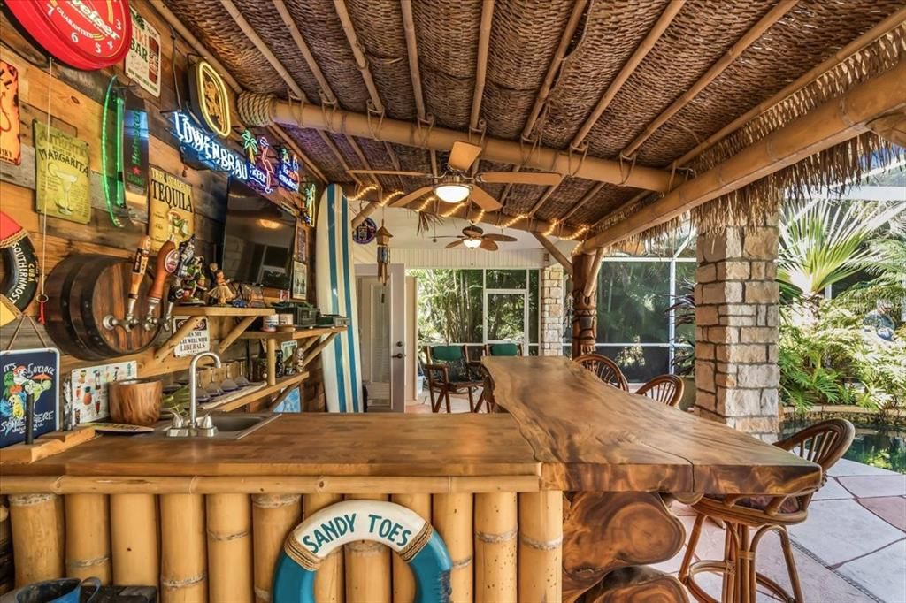 Tiki Bar of Main Residence at Tall Palms Ranch