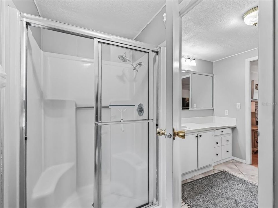 Primary Shower with separate sink area