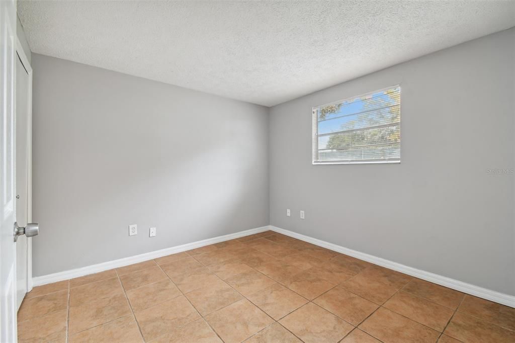 3rd Bedroom with Tile Floors