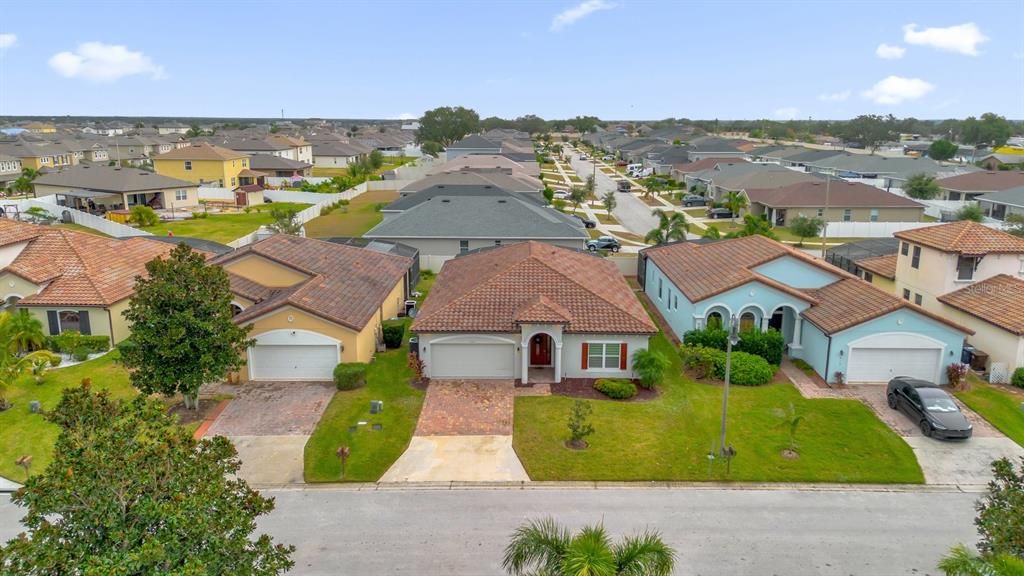 Aerial View of the house (front)