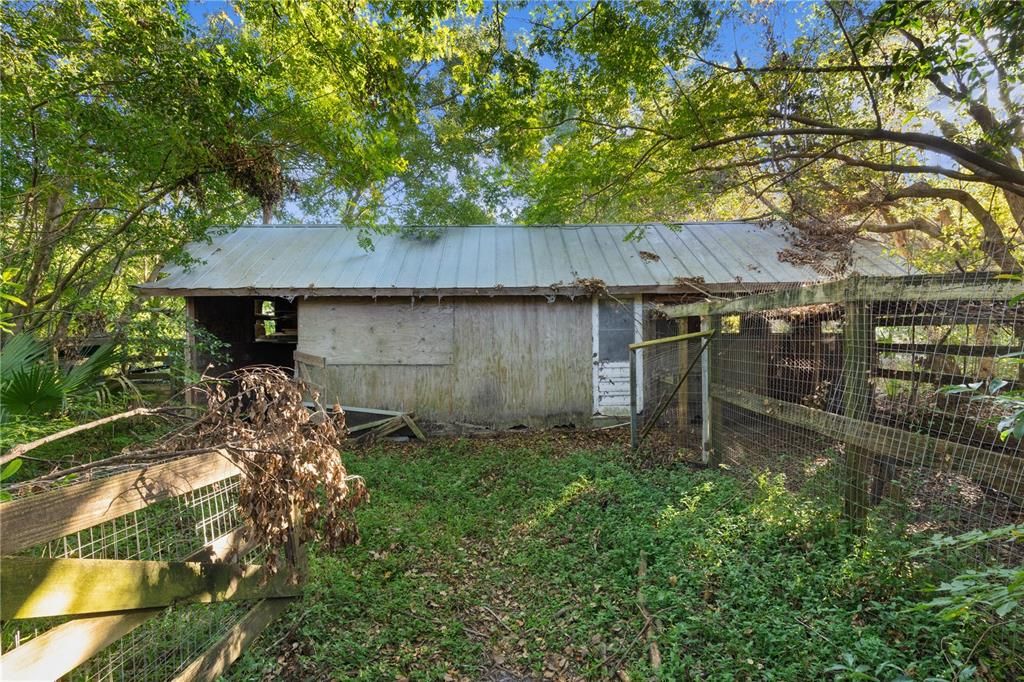 Barn back side