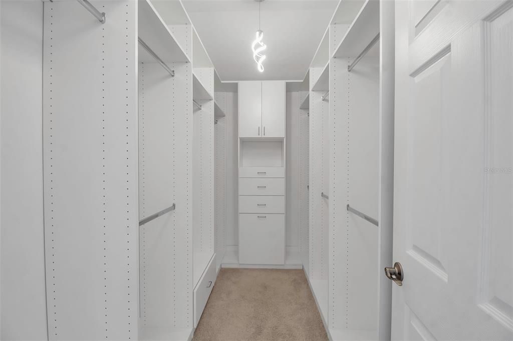 Primary bedroom closet