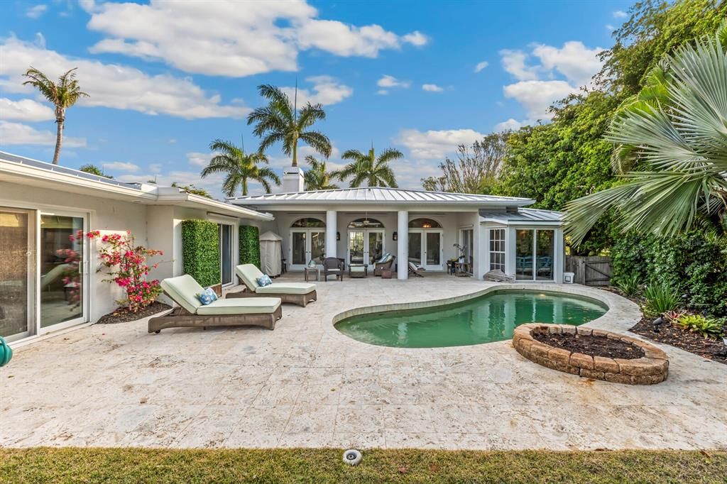 Patio and Pool area