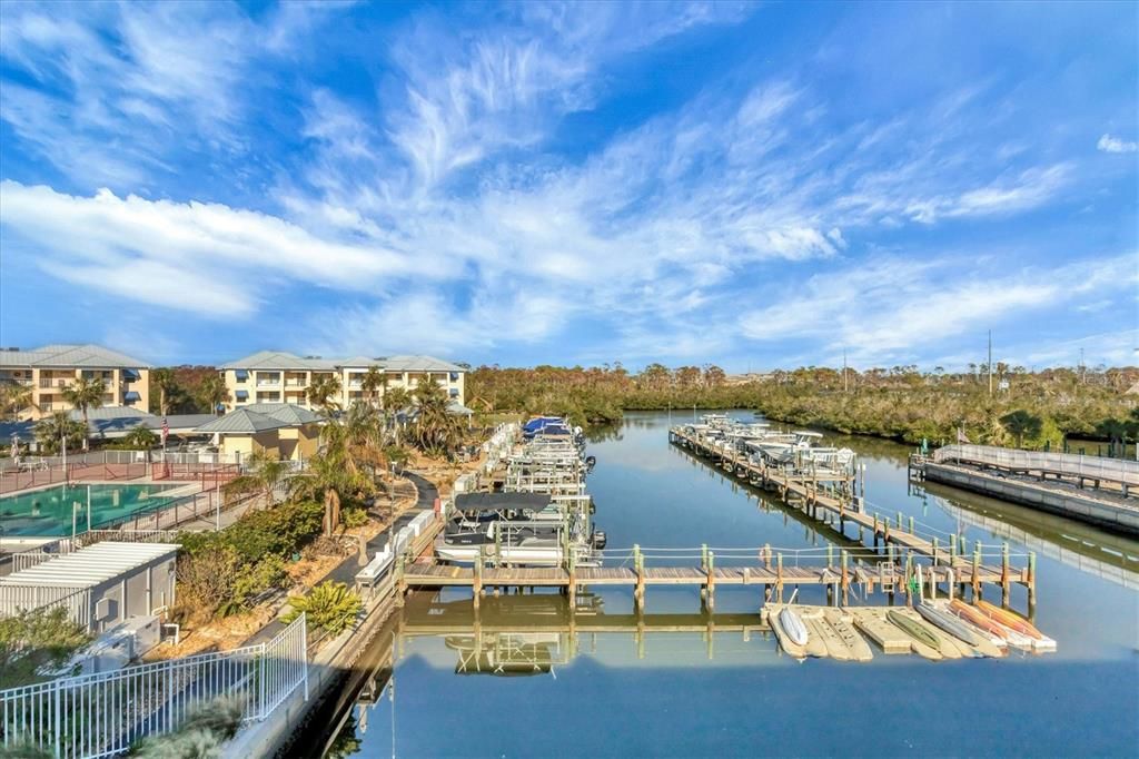 view from condo-these are not the association dock