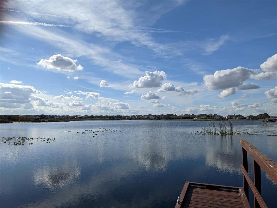 Lake Hancock with dock