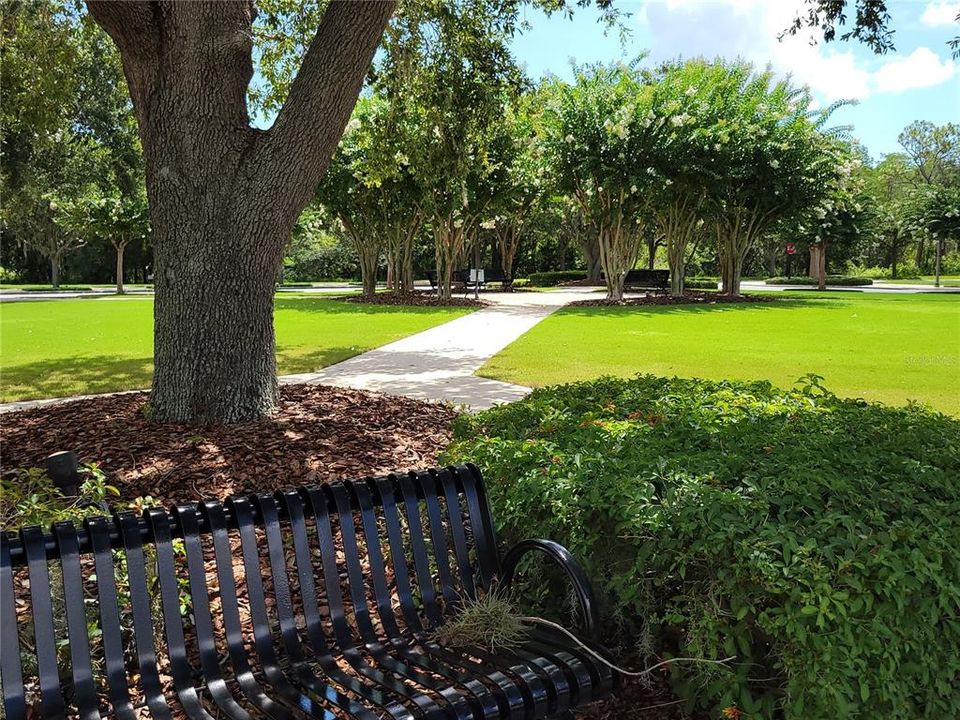 Children's play areas thru-out the community