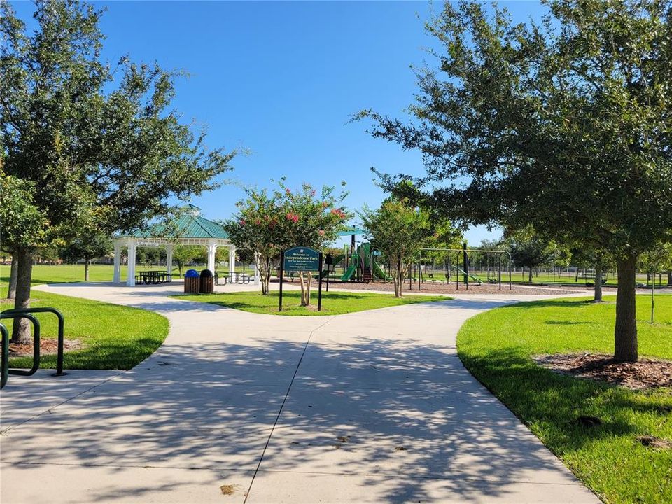 Park in Independence with dog park, childrens play area, skate board area and covered pavillion!