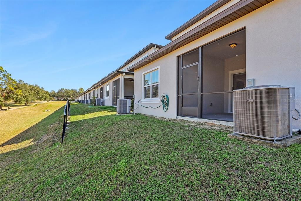 SCREENED LANAI/GREEN SPACE.