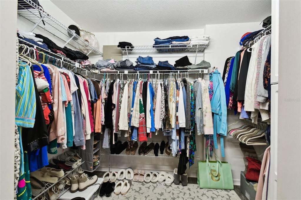 Spacious Walk-In Closet