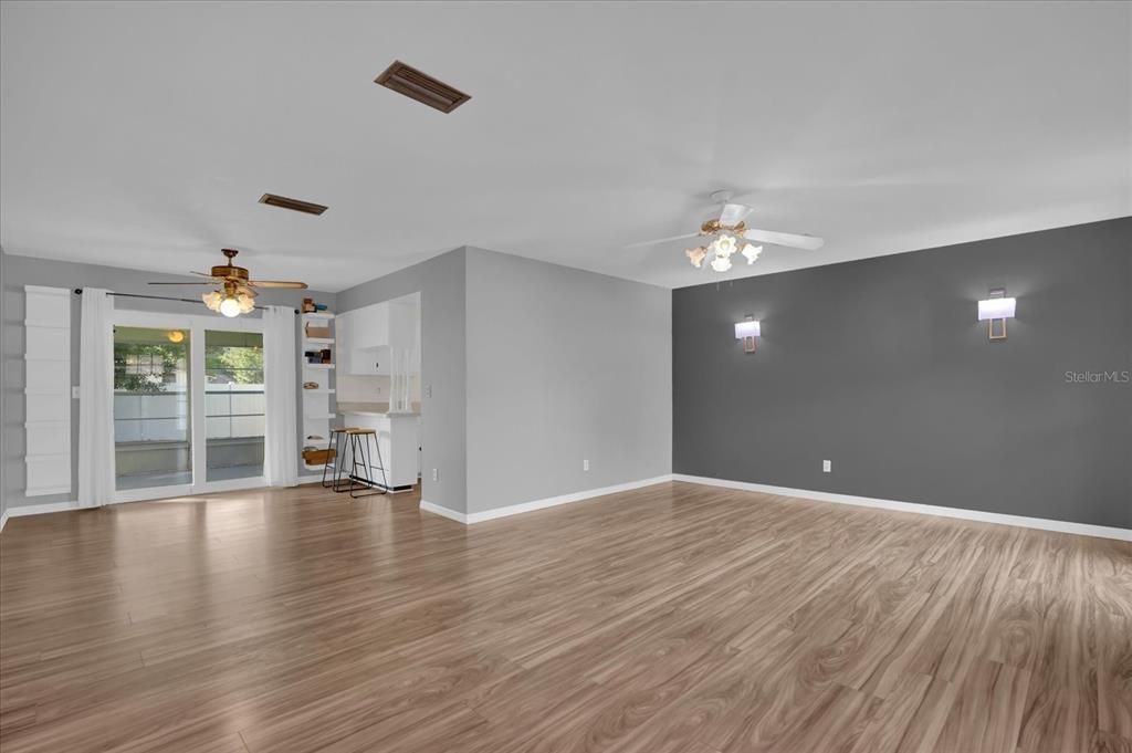 Living Room looking into dining room