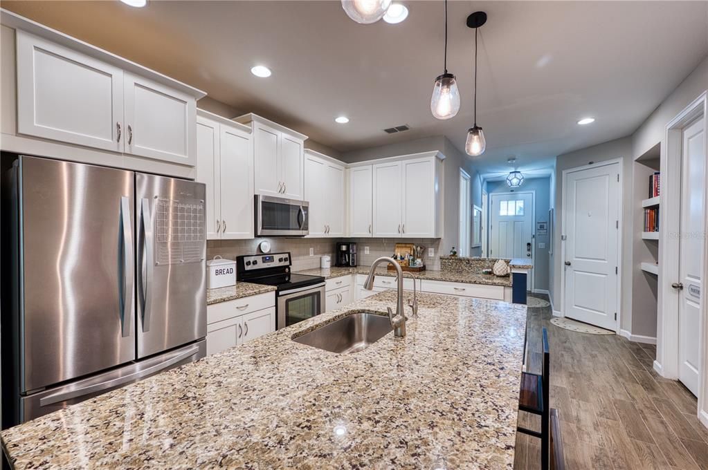 Kitchen with osmosis water filter