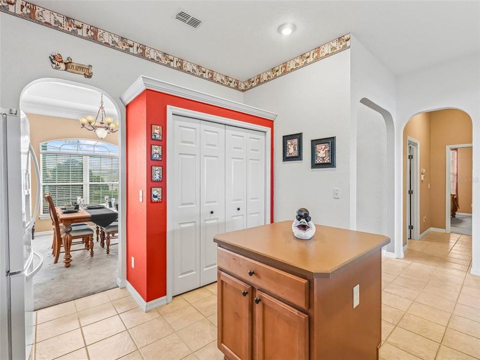 Kitchen w/Pantry closet