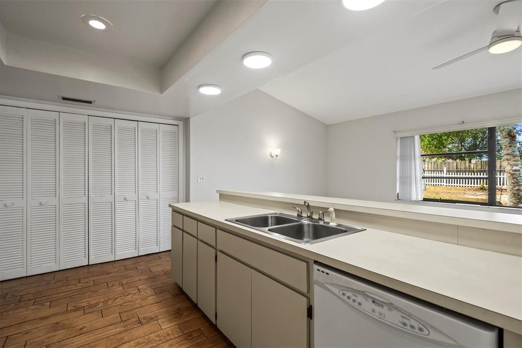 Kitchen overlooking Family Room