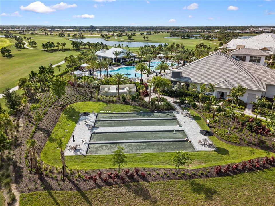 Community photo featuring bocce ball courts.