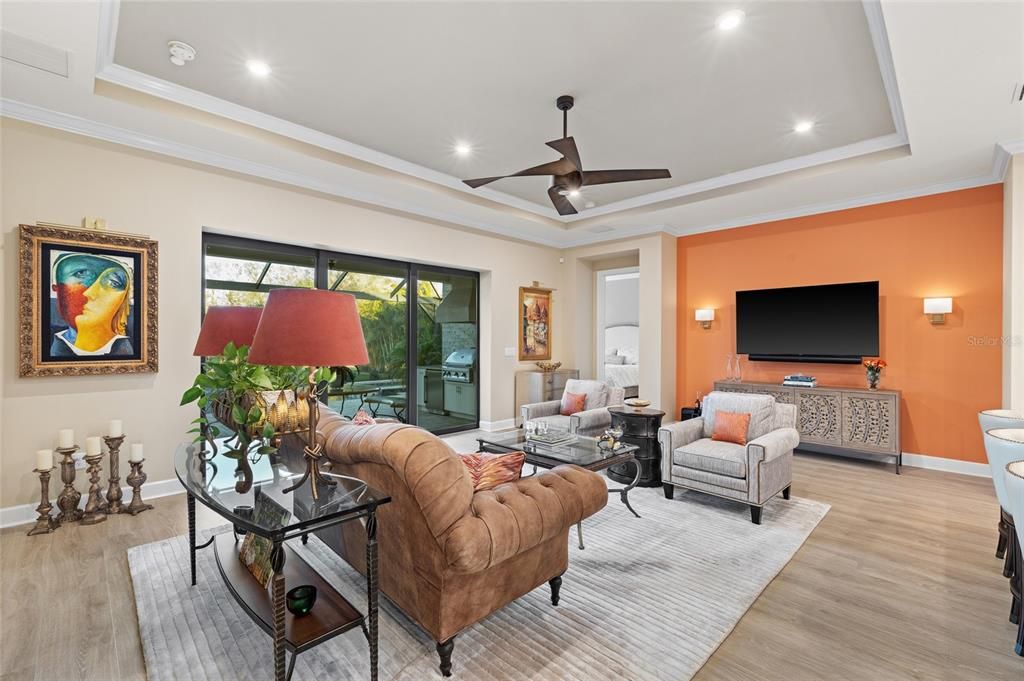 Owner's suite featuring bay window.