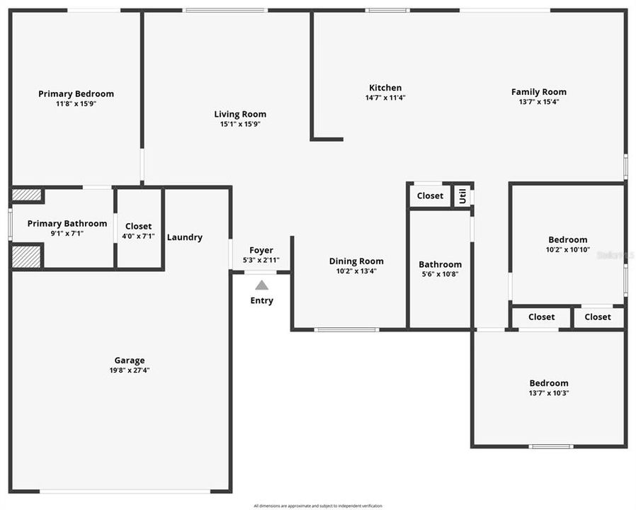 На продажу: $345,000 (3 спален, 2 ванн, 1709 Квадратных фут)