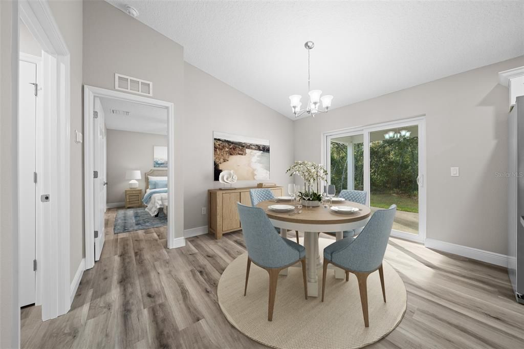 Staged Dining Room