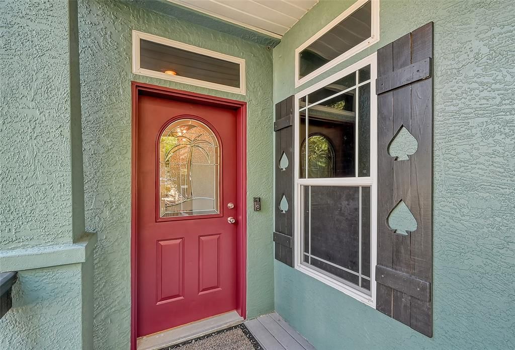 Front door entrance.