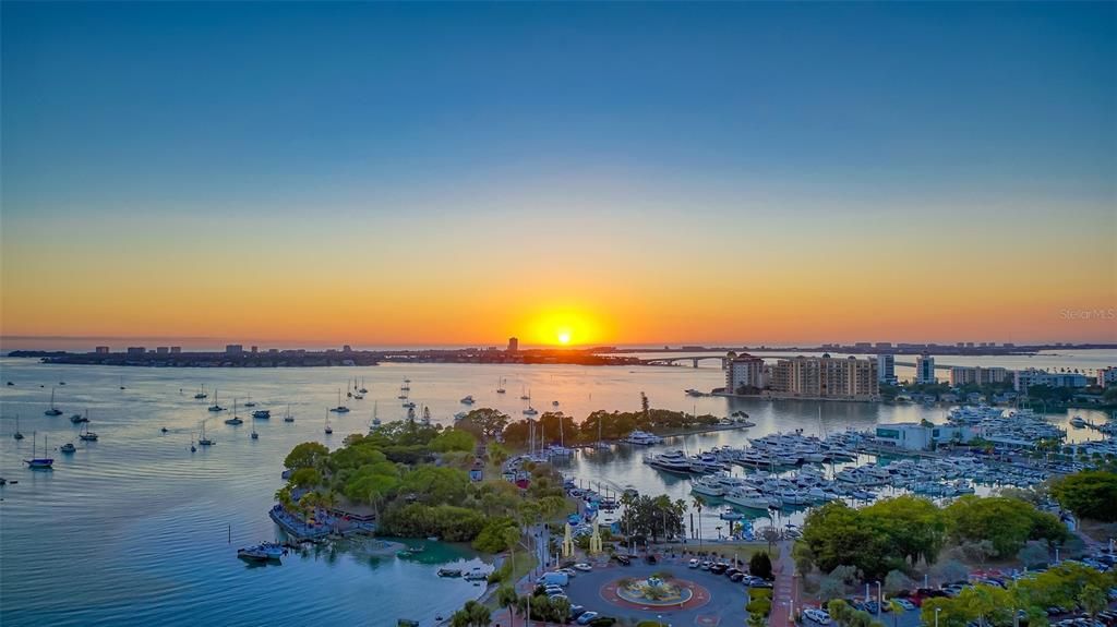 AMAZING SUNSETS over Sarasota Bay and Beaches.