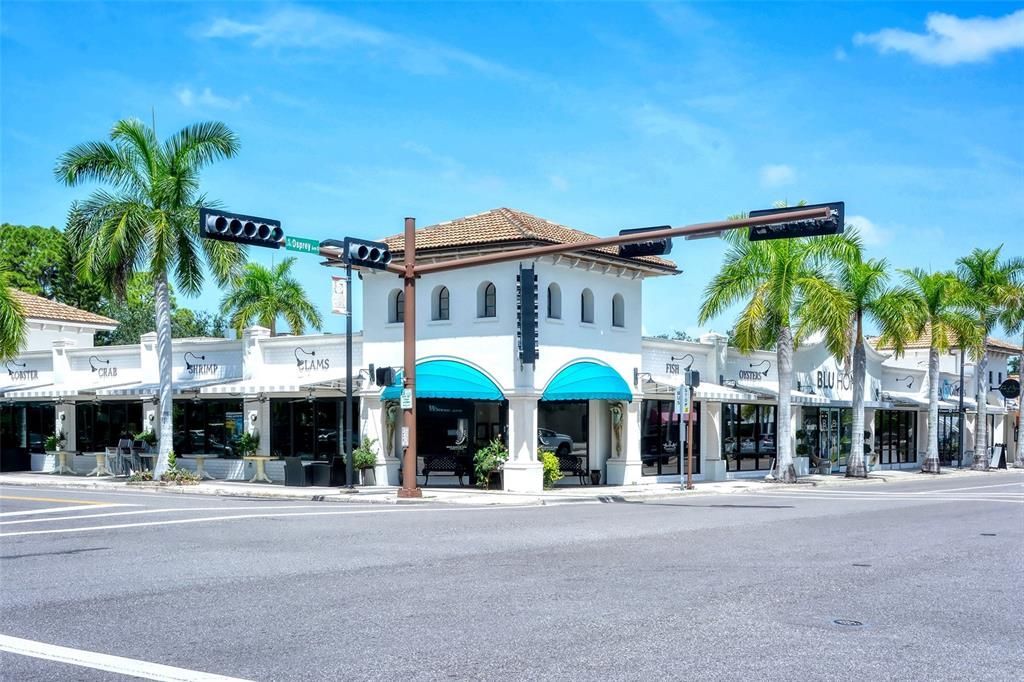 Southside Village intersection of Hillview St. with Osprey Avenue.