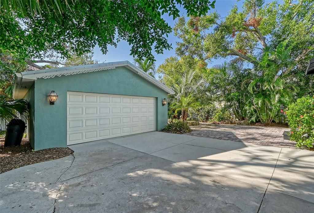 Detached GARAGE view in rear of property.