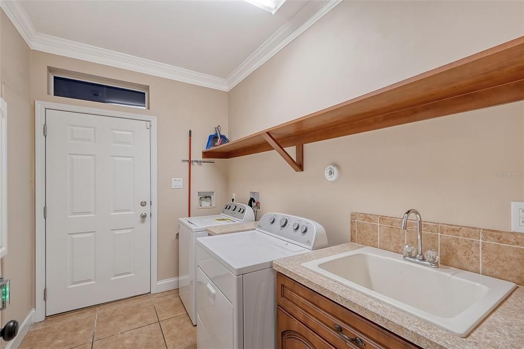 Laundry Room - side entrance hallway - First floor.