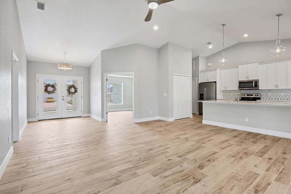 Spacious Flex Space With French Doors