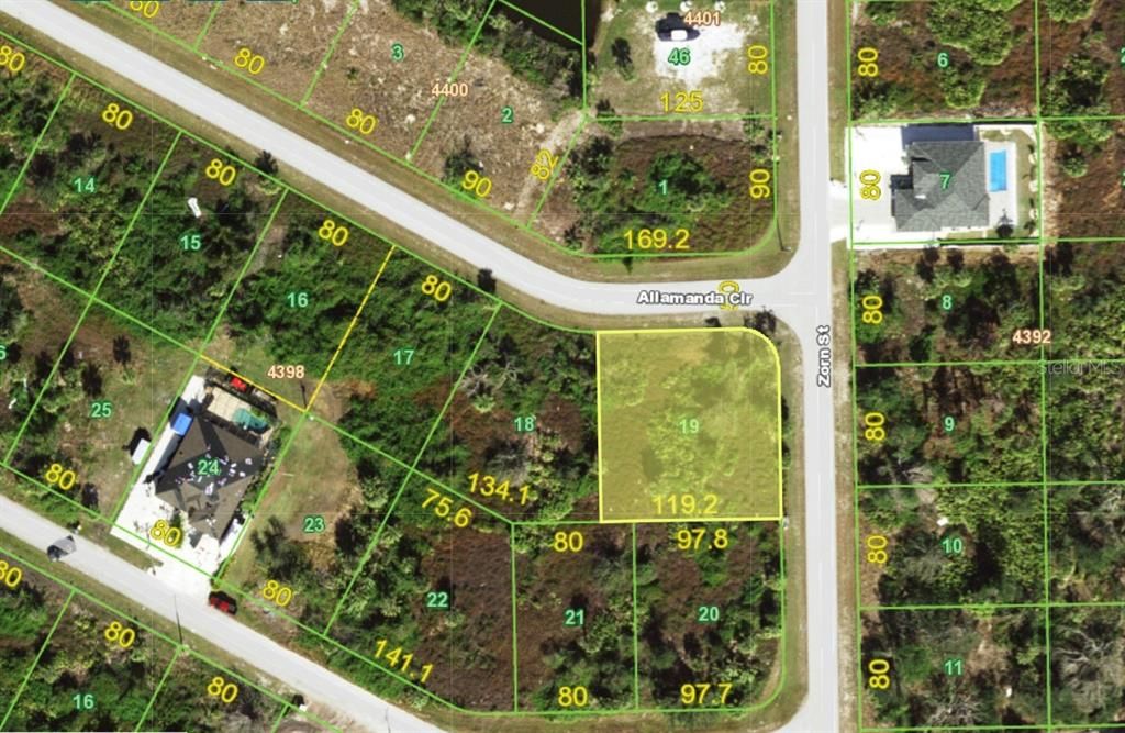 GIS Map showing location in the area.