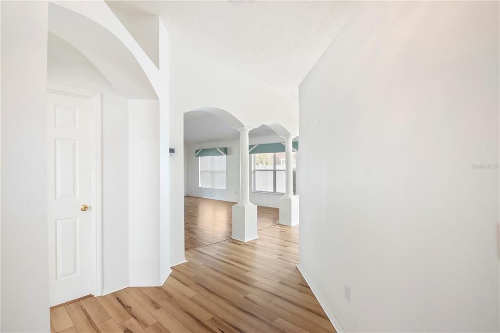 Eat in kitchen area and family room