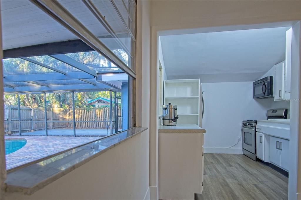 Kitchen and Pool