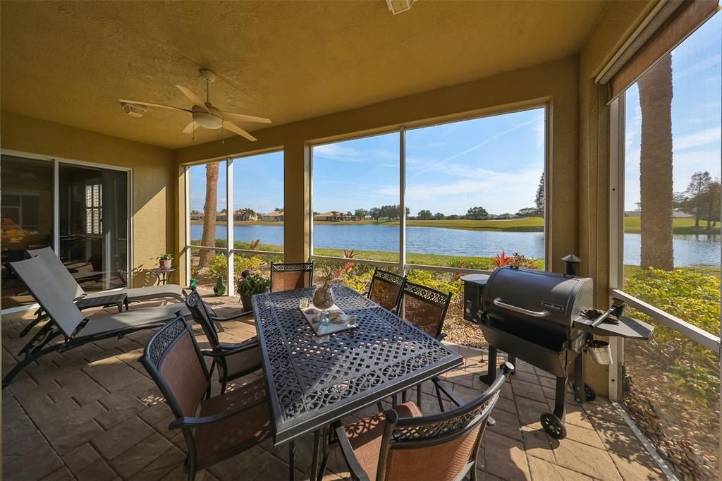 Stunning water view, that appears to be 180 degrees with this unit, due to the way the water 'bends' around the condo.