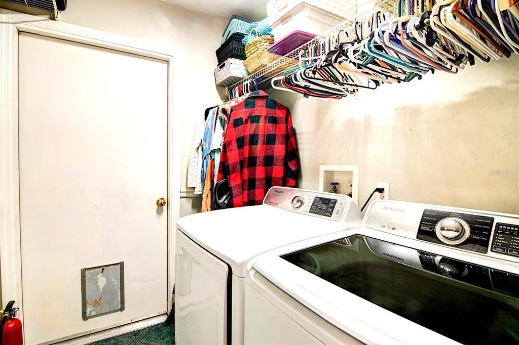 Laundry Room with Door to Garage